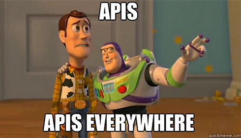 APIs, APIs everywhere